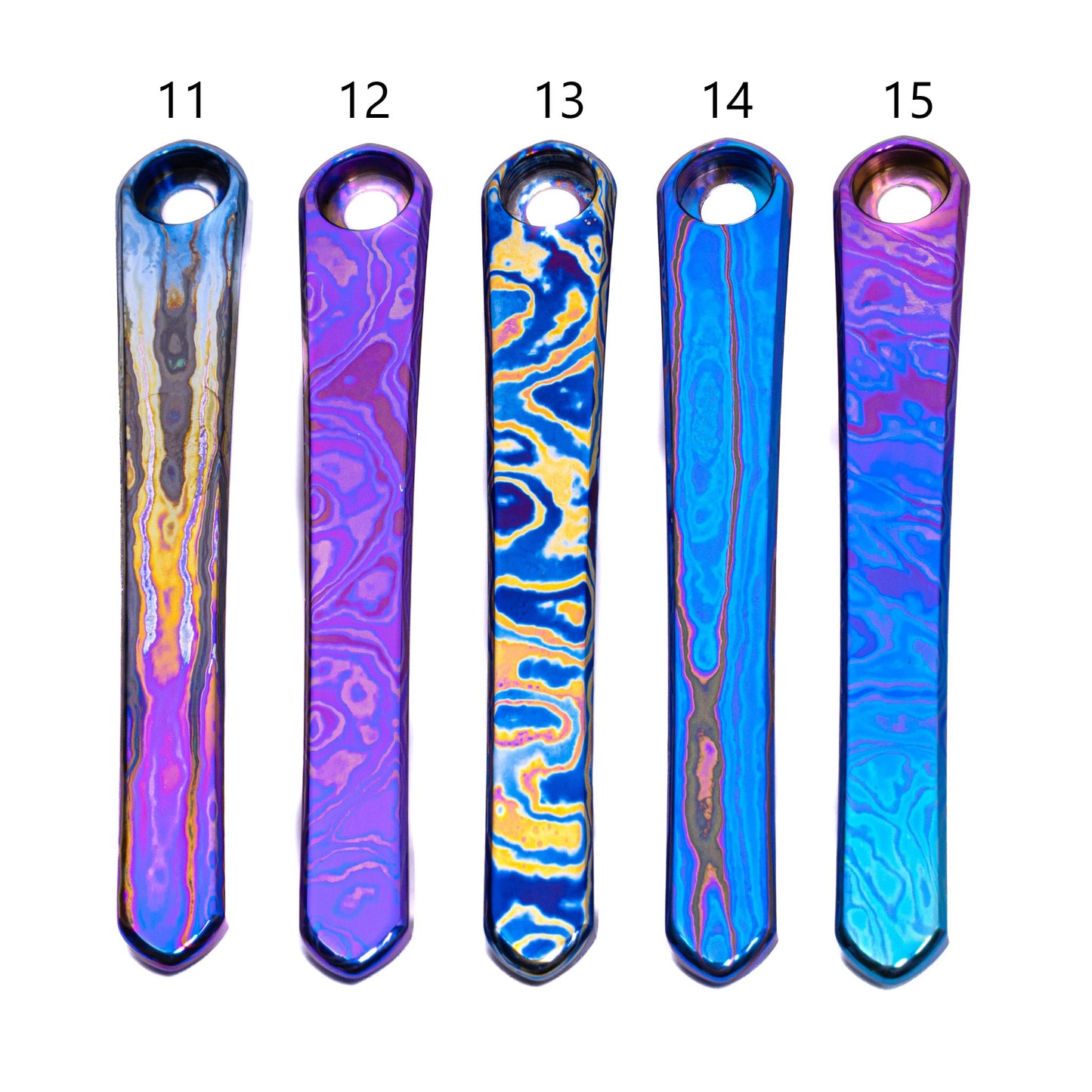 Chris Reeves Knives (CRK)  Polished Timascus Pocket Clips