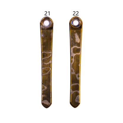 Chris Reeves Knives (CRK)  Polished Timascus Pocket Clips