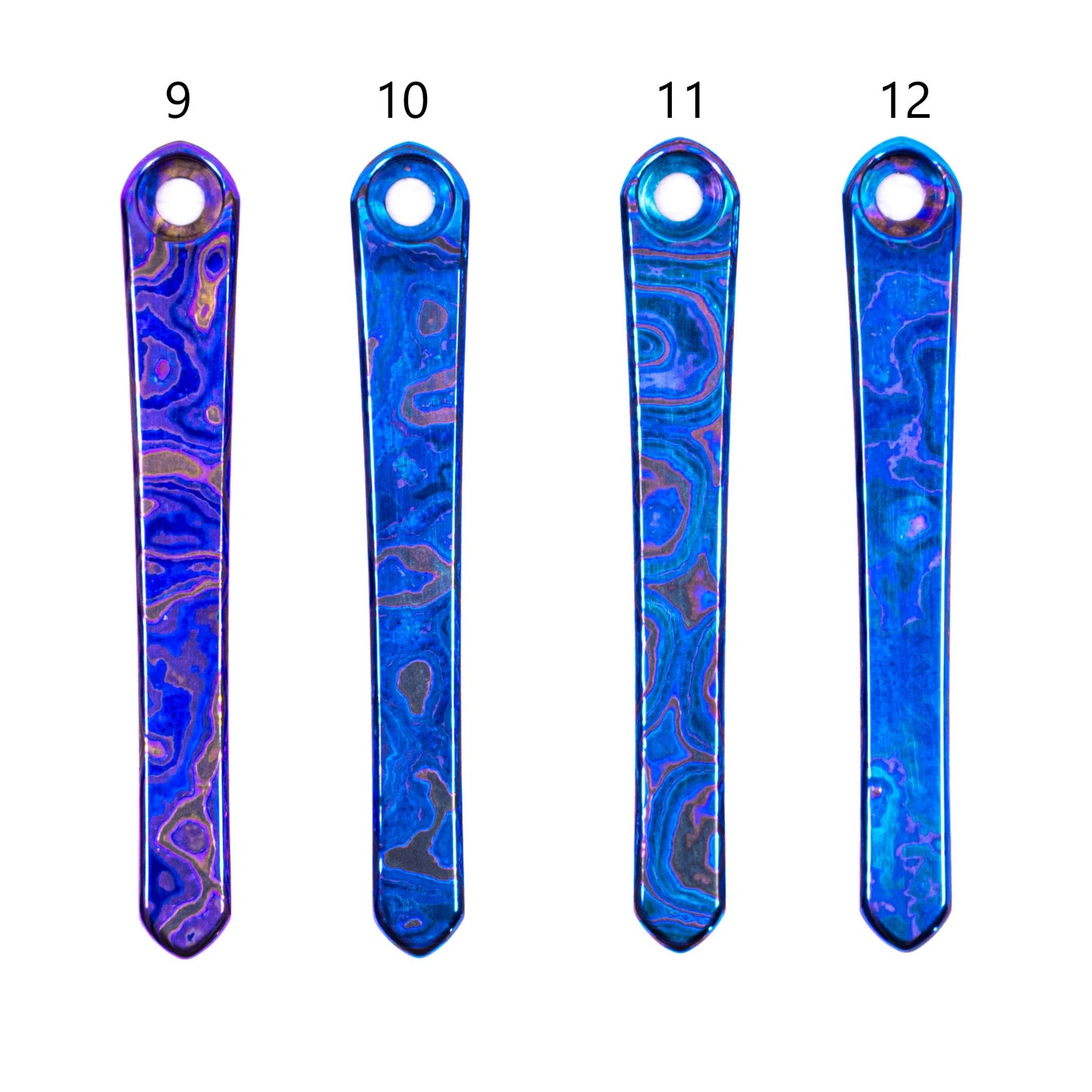 Chris Reeves Knives (CRK)  Polished Timascus Pocket Clips