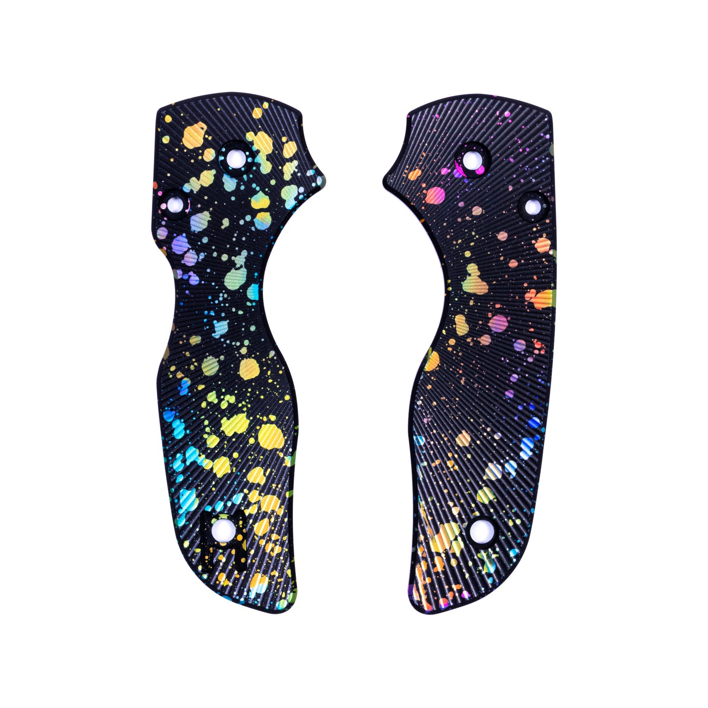 Spyderco Lil Native Right Hand Tip Up Anodized Aluminum Scale Sets