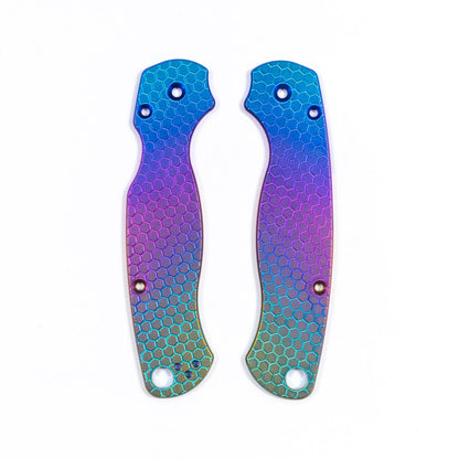 Spyderco Paramilitary 2 (PM2) Titanium Featherweight Anodized Scale Sets