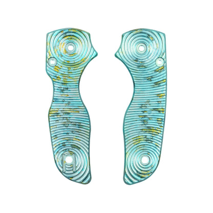 Spyderco Lil Native Right Hand Tip Up Anodized Aluminum Scale Sets