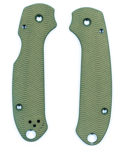 Spyderco Para 3 Skinny Contoured Aluminum Cerakote Scale Sets