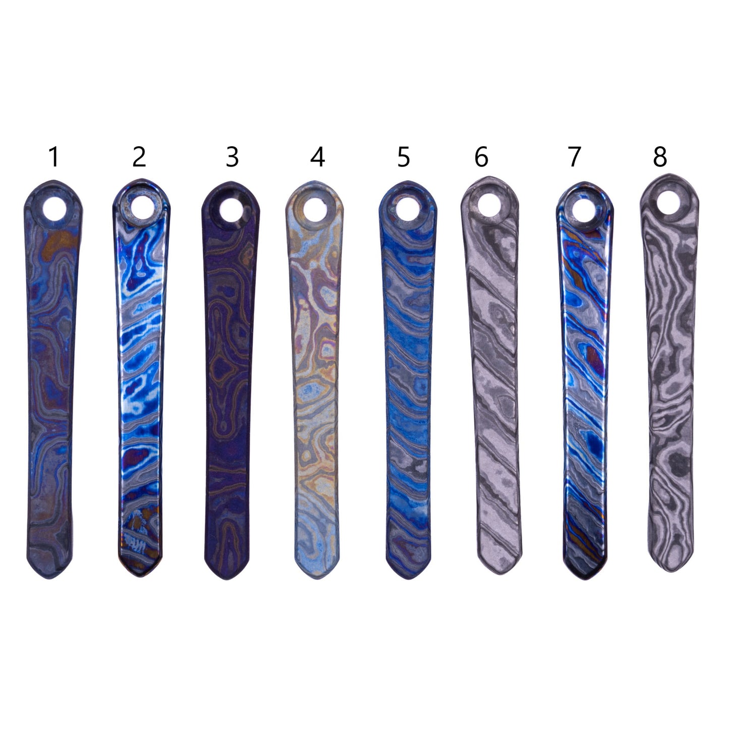 CRK Timascus BLEM Pocket Clips