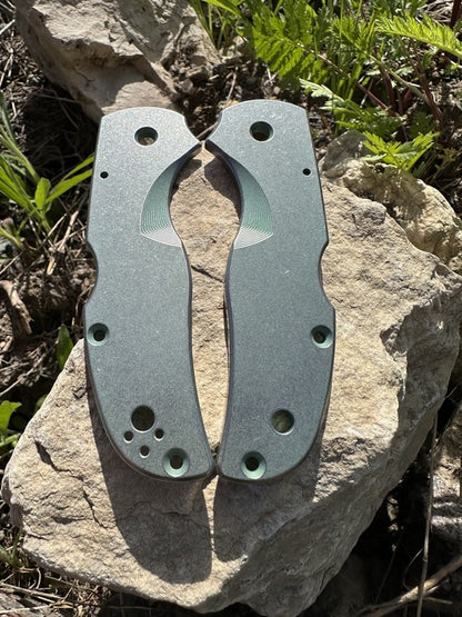 Spyderco Native 5 Titanium Featherweight Scale Sets