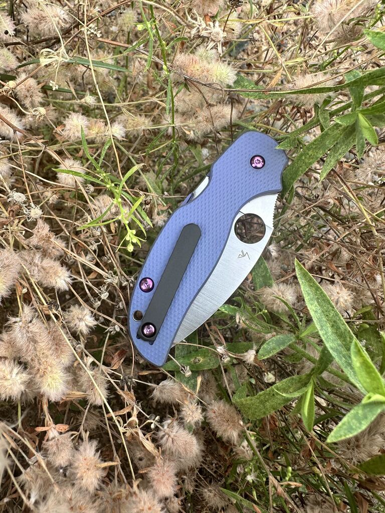 Spyderco Sage 5 Titanium Featherweight Scale Sets