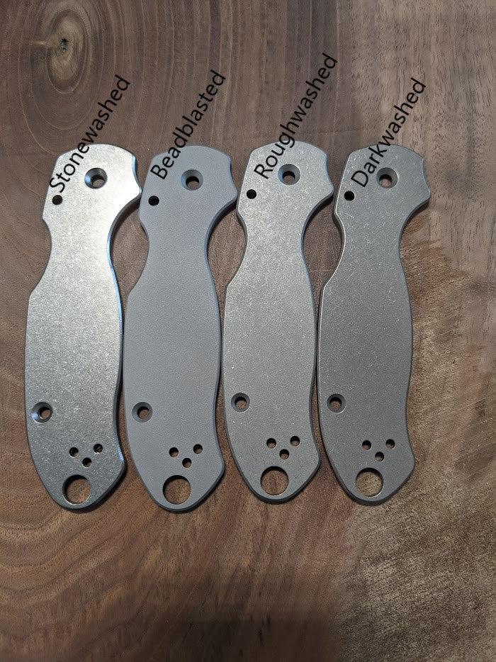 Spyderco Paramilitary 3 (PM3) Titanium Scale Set