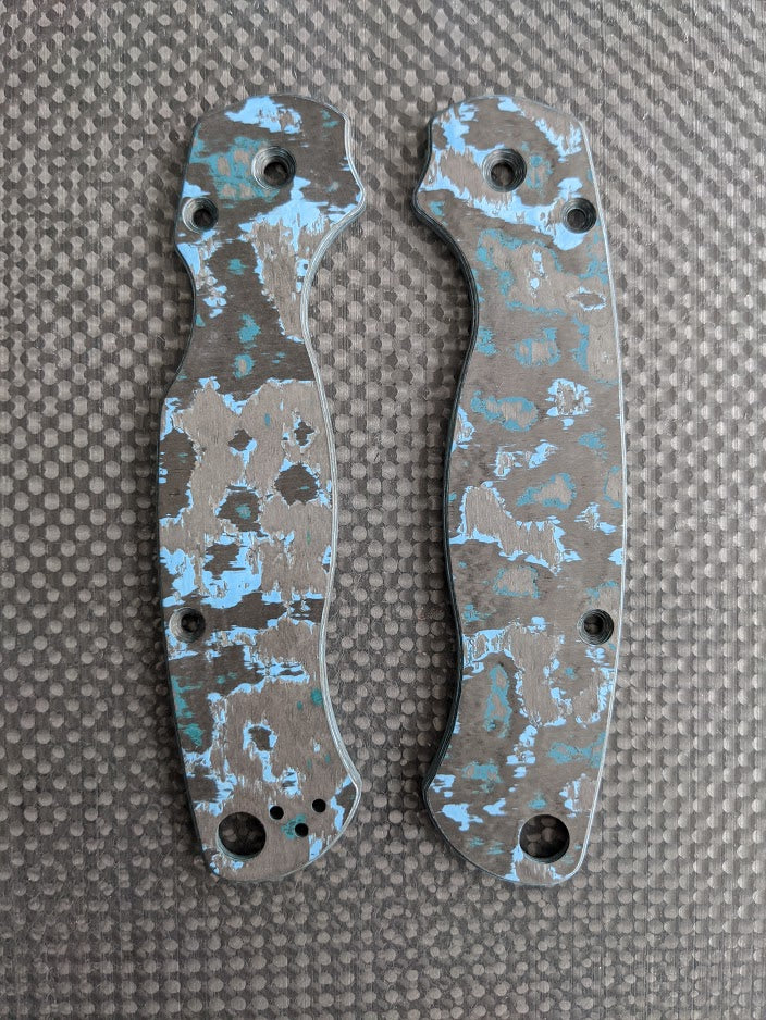 Spyderco Paramilitary 2 (PM2) Fat Carbon Scale Sets