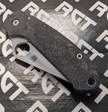 Load image into Gallery viewer, Spyderco Paramilitary 3 (PM3) Skinny Mod Fat Carbon Contoured Sine Wave Scale Set