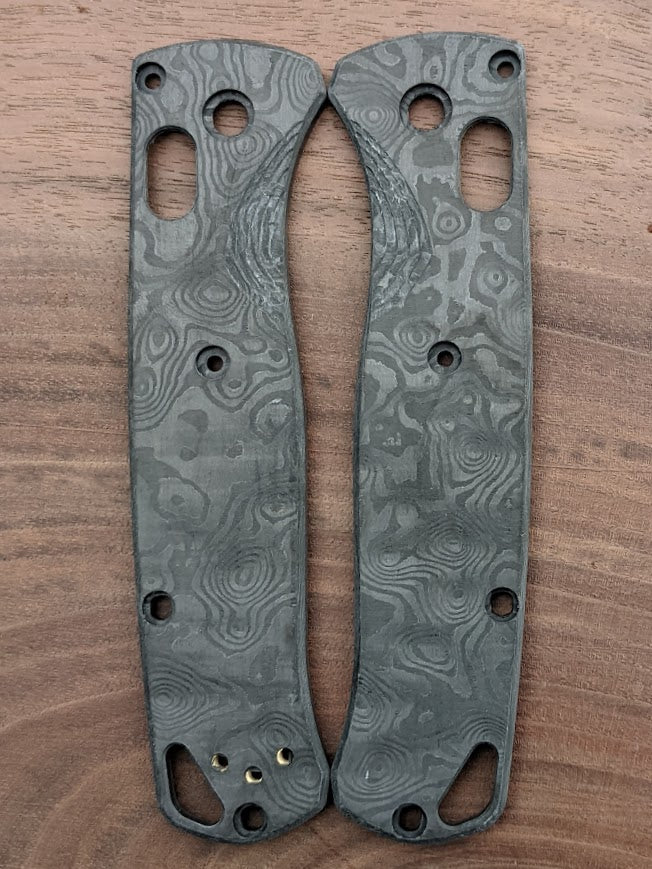 Black Dune Custom Carbon Fiber scales for the Benchmade Bugout