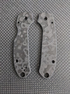 Spyderco Paramilitary 3 (PM3) Skinny Mod Fat Carbon Scale Set