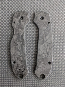 Spyderco Paramilitary 3 (PM3) Skinny Mod Fat Carbon Scale Set