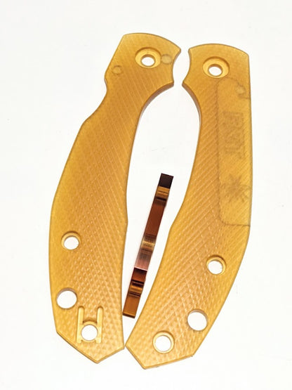 Spyderco Kapara Amber Ultem Scale Sets