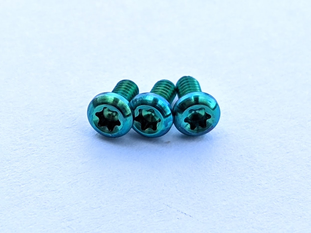 Button Head Titanium Clip Screw Sets – Ripp's Garage Tech LLC