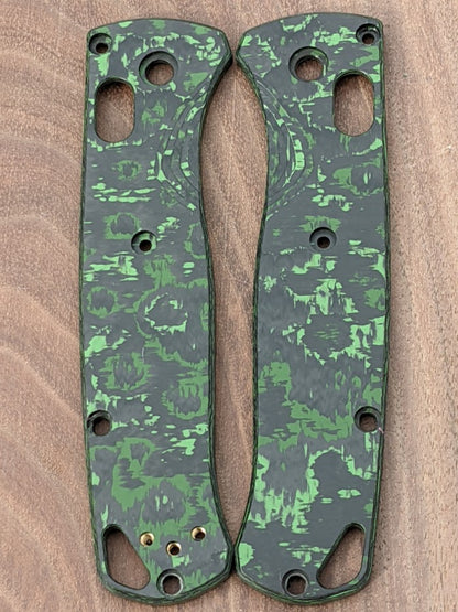 Jungle Wear Custom Carbon Fiber scales for the Benchmade Bugout