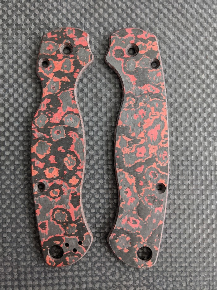 Spyderco Paramilitary 2 (PM2) Fat Carbon Scale Sets