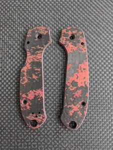 Spyderco Paramilitary 3 (PM3) Skinny Mod Fat Carbon Scale Set