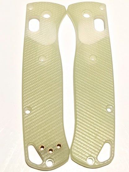 Natural G-10 Bugout scales with Deep Angle Parallel milling pattern