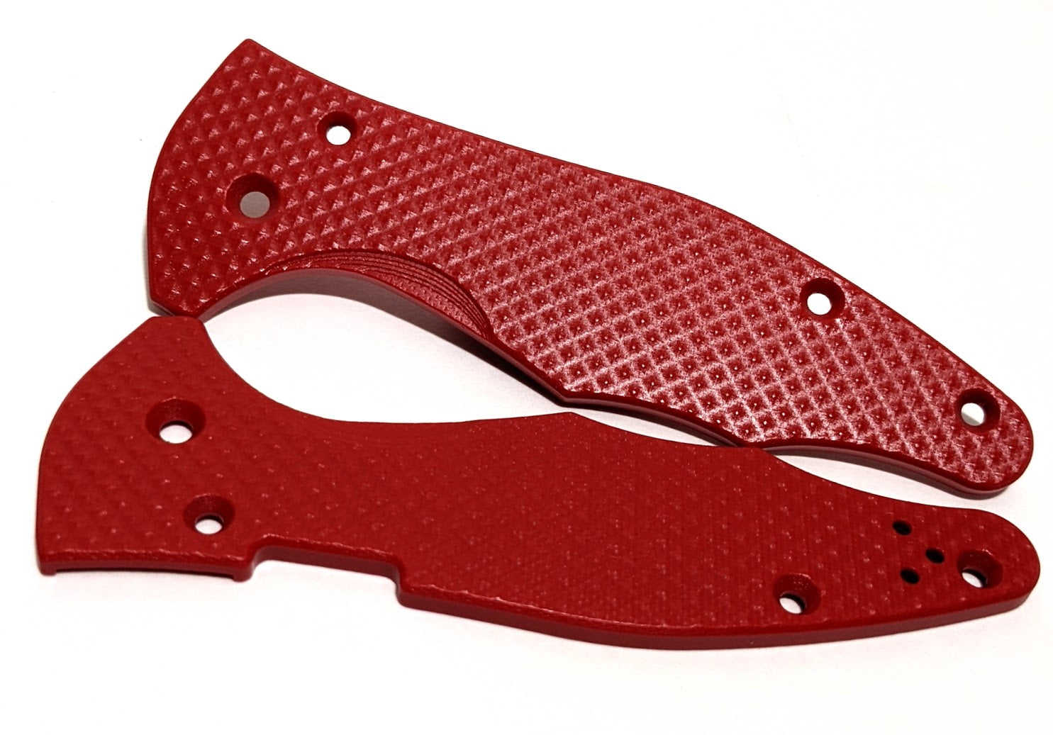 Scales for Spyderco Yojumbo 2 KIRINITE good red pearl