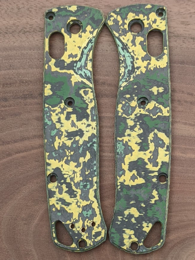 Toxic Storm Custom Carbon Fiber scales for the Benchmade Bugout