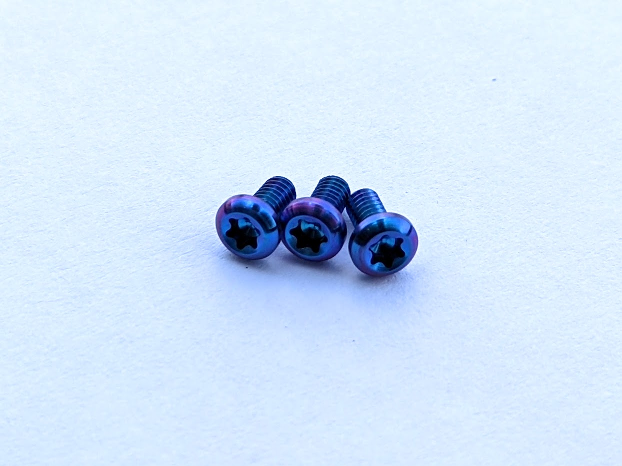 Button Head Titanium Clip Screw Sets – Ripp's Garage Tech LLC