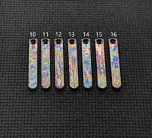 Load image into Gallery viewer, Spyderco Techno/Wire Clip Replacement OIL SLICK Timascus Pocket Clips